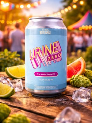 URINE ZERO - 0,3% - Double IPA brassée à Mons