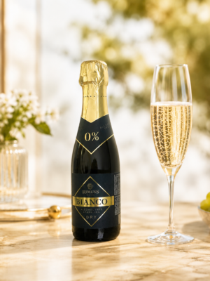 0% – RIMUSS – BIANCO PROSECCO – sans alcool PICCOLO = > 20 cl