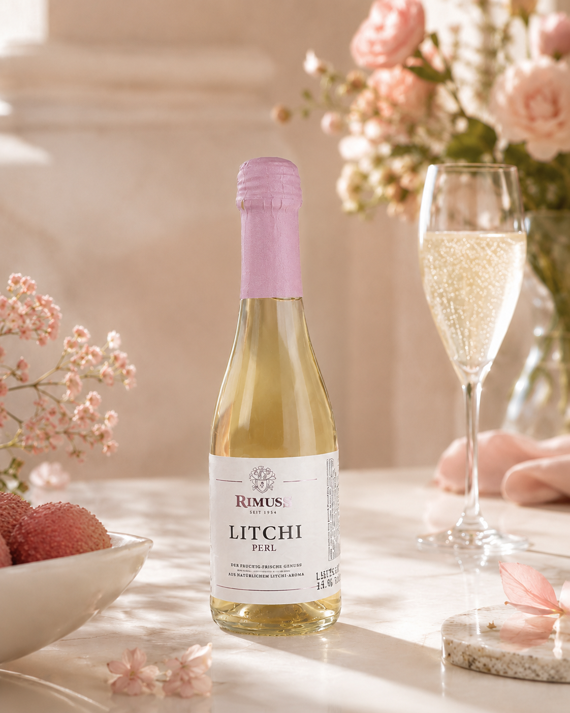 0% - RIMUSS - LITCHIE - sans alcool - Piccolo => 20cl